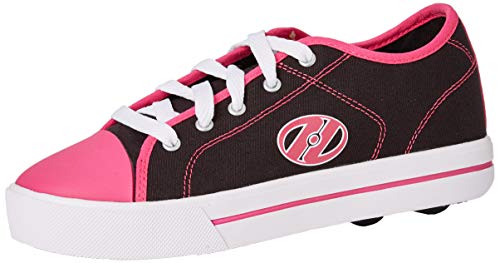 Heelys Mädchen Classic Sneaker, Schwarz (Black/White/Hot Pink Black/White/Hot Pink) von Heelys