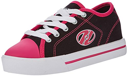 Heelys Mädchen Classic Sneaker, Schwarz (Black/White/Hot Pink Black/White/Hot Pink) von Heelys