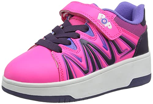 Heelys Mädchen Pop Burst Sneaker, pink/violett/blau, 34 EU von Heelys