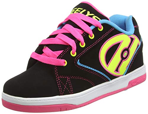 Heelys Mädchen Propel 2.0 770512 Sneakers, Mehrfarbig (Black/Neon Multi), 38 EU (5 UK) von Heelys