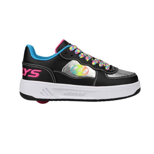 Heelys Rezerve Low Schuhe mit Rollen, Schwarz Silber Multi, 38 EU von Heelys