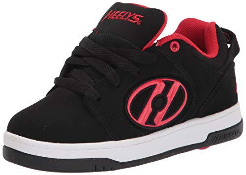 Heelys Voyager (he100712) Nubuck Leichtathletik-Schuh, Black/Red, 32 EU von Heelys