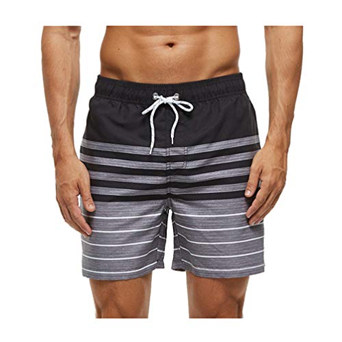 Heheja Mens Beach Shorts Badehose Schnelltrocknende Badeanzüge Für Das Board-Baden Lässige Surfhosen Mit Tasche Wie Bild 11 L von Heheja