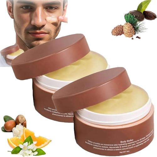 Crowned SKLN Body Butter for Men,Crowned SKLN Cologne Body Butter,Crowned SKLN Monarch Body Butter,Organic Cologned Body Butter,Natural Ingredients,Skin Balancing Jojoba Oil (2) von Hehimin