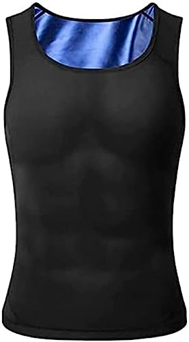 Guys Men Chest Gynecomastia Compression Top,Guys Men Compression Top Trainer Vest,Compression Tank Top (S/M) von Hehimin