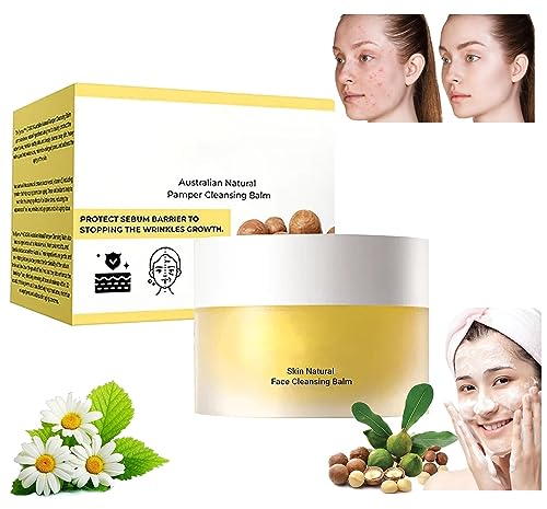 Heraskin Australian Natural Pamper Cleansing Balm, 3 in 1 Makeup Remover Cleansing Balm for Face, Cleansing Balm Makeup Remover,Natural Makeup Balm,Deeply Cleanses Pores for All Skin Type (1pcs) von Hehimin