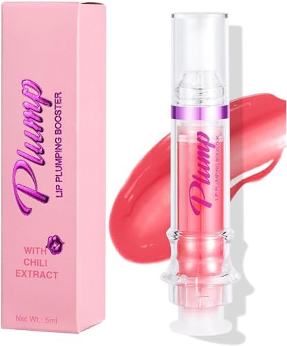 Plump Lip Plumper - Lip Plumping Booster Gloss,Plumper Looking Lips,Lip Plumping Booster Lip Gloss Glossy Lipstick,Long Lasting Smooth Lipstick for Women Girls (2#) von Hehimin