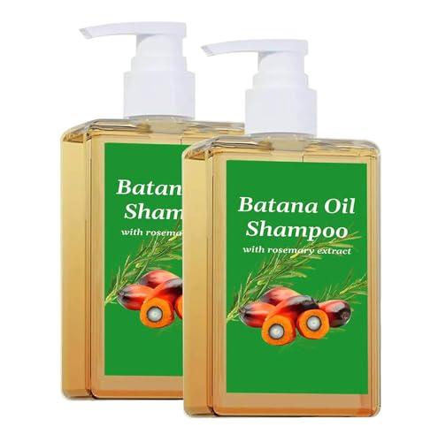 Shampoo De Batana | Batana Shampoo,Batana Oil Shampoo,Rosemary Oil Shampoo,Batana Shampoo with Rosemary Extract, Natural Hair Loss Shampoo,Nourishing & Regenerating for Men Women (2Pcs) von Hehimin