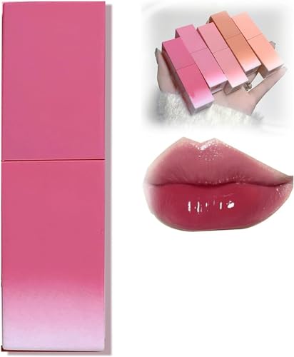 Water Glow Lip Tint | Lip Tint,Water Glow Lip Tint Set, Mini Lip Jelly Liquid Lipstick, Long Lasting Moisturizing Lip Oil Gloss Lip (11#) von Hehimin