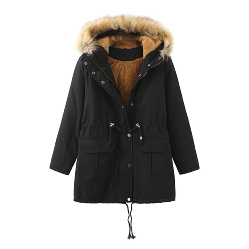 Damen jacke Winter Warme Übergangsjacke Lang Leicht Steppmantel Damen Winter Warme Lange Strickjacke Parka Mantel Damen Parka Damen Jacken Elegant Puffer Jacke Damen Kurz Leder Trenchcoat Damen Kurz von Hehiy