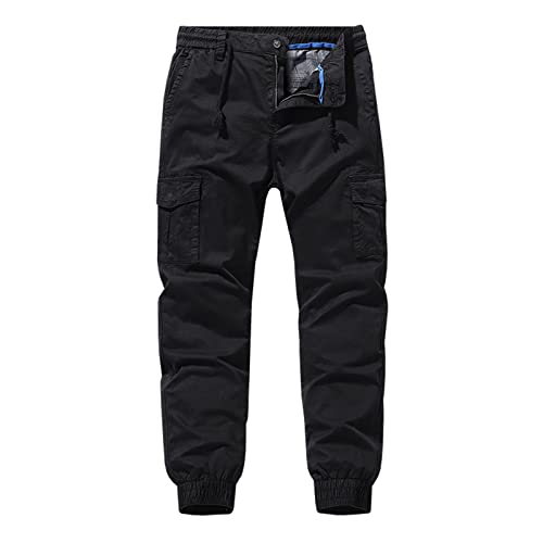 Hehiy Cargo Hose für Männer Cargo Hose MäNner Cargo Jogginghose Herren Schwarz Herren Hosen Cargo Hosen Herren Stretch Jeans von Hehiy