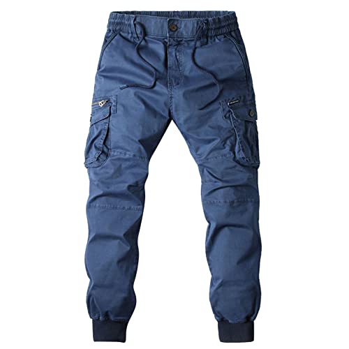 Hehiy Cargohose Jogger Baggy Cargohose Herren Y2K Hose Baggy Herren Wander Cargohose Herren Stretch Hose Herren Stretch 38/36 von Hehiy