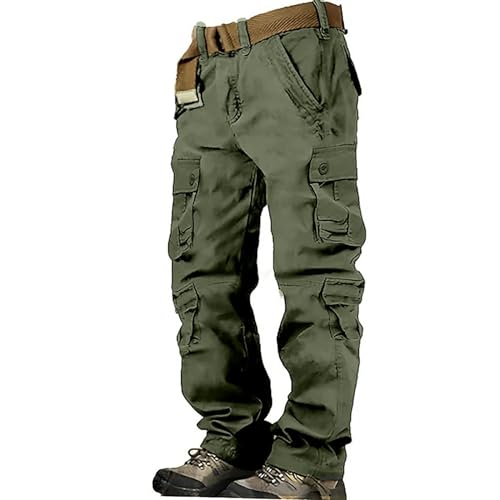 Hehiy Chinohose Herren Slim Fit mit Stretch Men Pants Arbeitshose Herren Stretch Jeans Cargohose Schwarz Mit WeißEr Naht Herren FüR AnfäNger In Der Schule von Hehiy