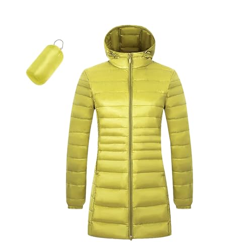 Hehiy Damen Parka Leichter Frühlings- und Sommerjacke mit Kapuze, Damen-Outdoor-Mantel Jacke Damen Winter Daunenjacke Damen Lang Leicht Mantel Lang Damen Winter Beige Weste Damen Fleece äRmellos von Hehiy