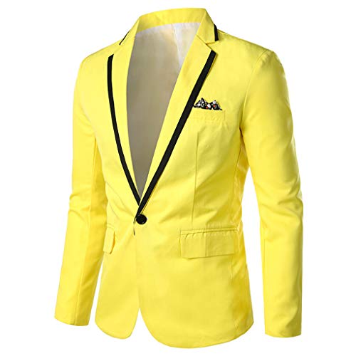 Hehiy Herren Blazer Slim Fit Jacket Herren Sakko Herren Jackett Slim Fit Sportlich Herren Business Schuhe Sakko Herren Schwarz Slim Fit Für Arbeit,Partys,Business,Hochzeiten von Hehiy