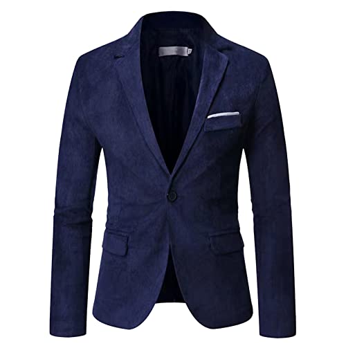 Hehiy Herren Blazer Slim Fit Jacket Men's Jackets Herren Anzug Regular Fit Gr. 60 AnzüGe Blazer Herren S-5XL von Hehiy