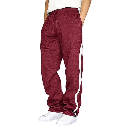 Hehiy Jogginghose Herren – Jogger Männer Modern | Baumwolle Jungen Slim Fit Freizeithose | | Sporthose – Training – Trainingshose Trekkinghose Herren Herren Jogginghose Schwarz FüR Arbeit/Schule von Hehiy