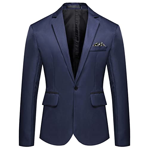 Hehiy Sakko Herren Regular Fit Blazer Sakko Blazer Herren Braun Trainingsanzug Herren Fussball Blazer Herren für Party,Business von Hehiy