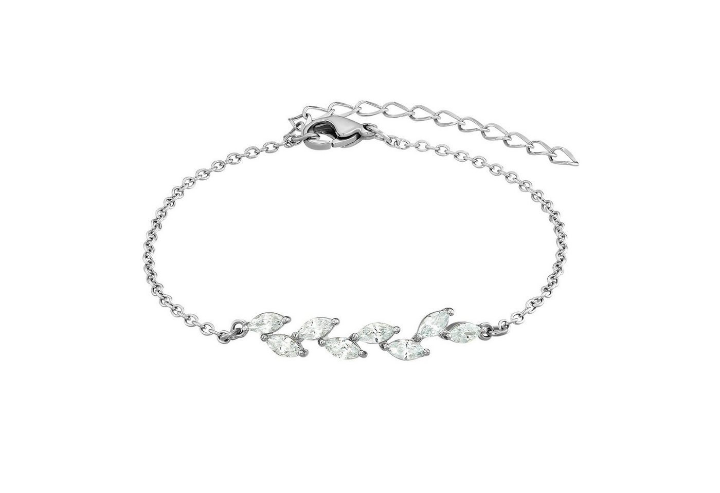 Heideman Armband Ayla poliert (Armband, inkl. Geschenkverpackung), mit Stein weiß von Heideman