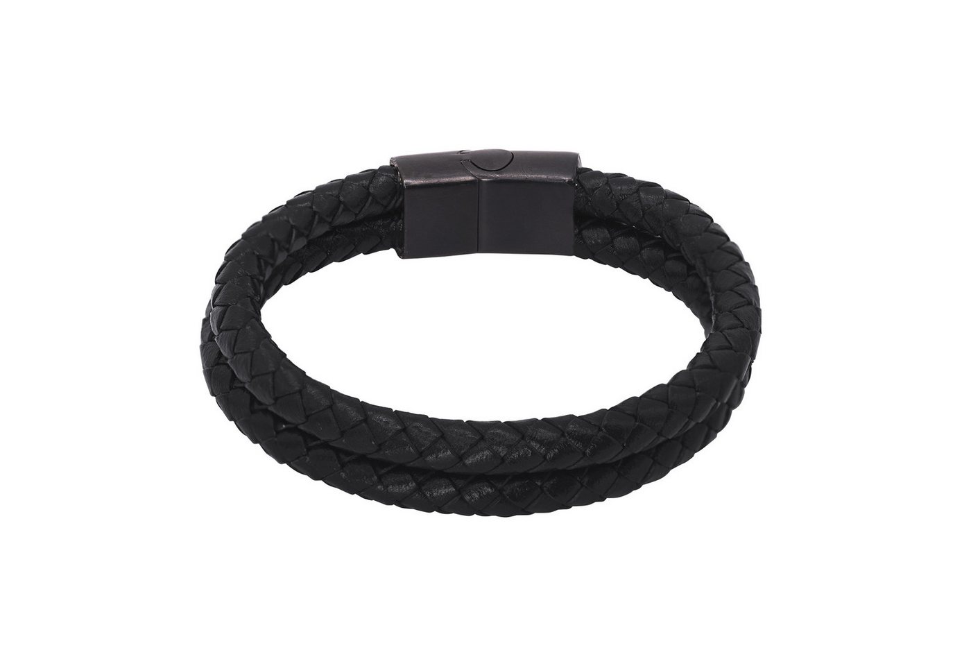 Heideman Armband Ignis schwarz farben (Armband, inkl. Geschenkverpackung), Armband aus Leder Männer von Heideman