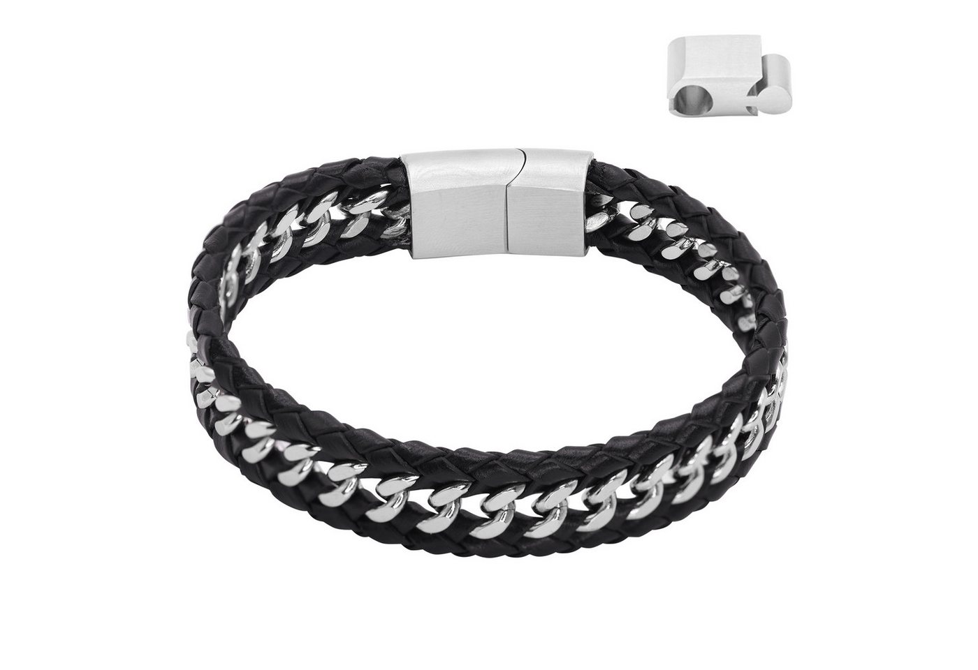 Heideman Armband Lederarmband Henny (Armband, inkl. Geschenkverpackung), Echtlederarmband, Männerarmband, Männerlederarmband von Heideman