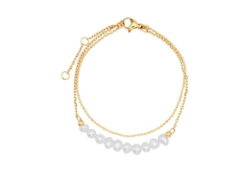 Heideman Armband Jolie silberfarben poliert (Armband, inkl. Geschenkverpackung), Armkette für Frauen mit Perle von Heideman