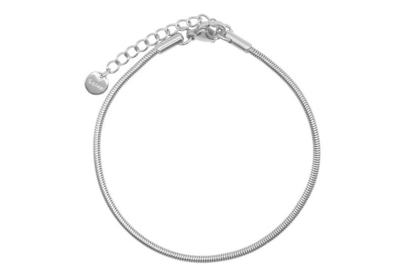 Heideman Armband Valer silberfarben (Armband, inkl. Geschenkverpackung), fließendes Armband Männer von Heideman