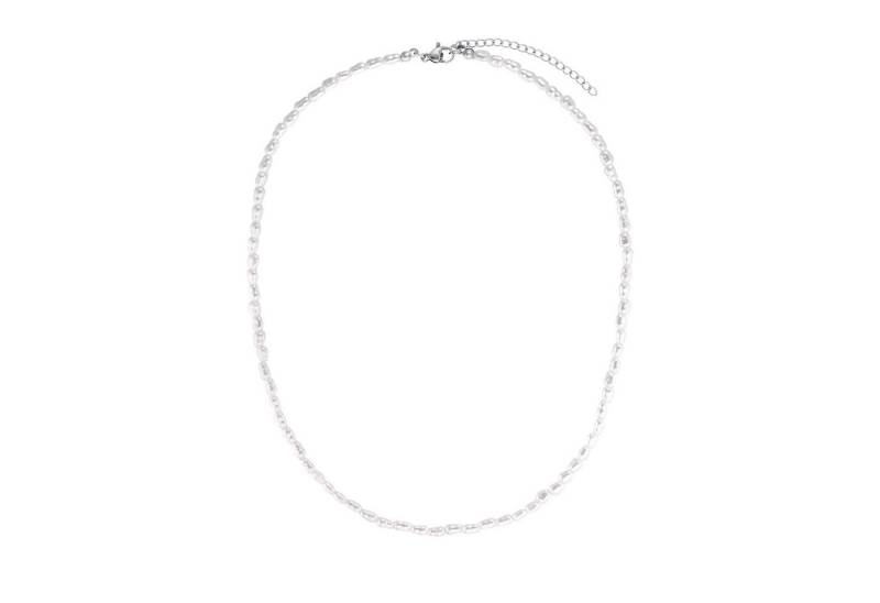 Heideman Collier Aaron silberfarben poliert (keine Angabe, inkl. Geschenkverpackung), Halskette mit Perlen für Männer von Heideman