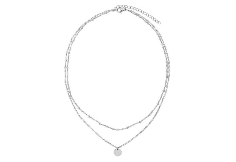 Heideman Collier Amory silberfarben (keine Angabe, inkl. Geschenkverpackung), Halskette Damen mit kleinen Perlen von Heideman