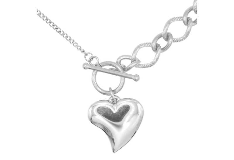 Heideman Collier Decent silberfarben (keine Angabe, inkl. Geschenkverpackung), mit Herz Anhänger von Heideman