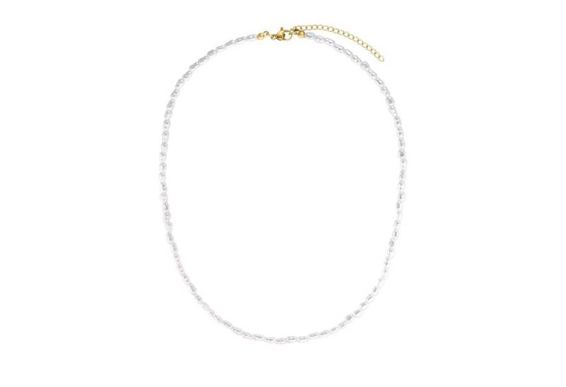 Heideman Collier Marta silberfarben poliert (keine Angabe, inkl. Geschenkverpackung), ausgefallene Kette mit Perlen für Frauen von Heideman