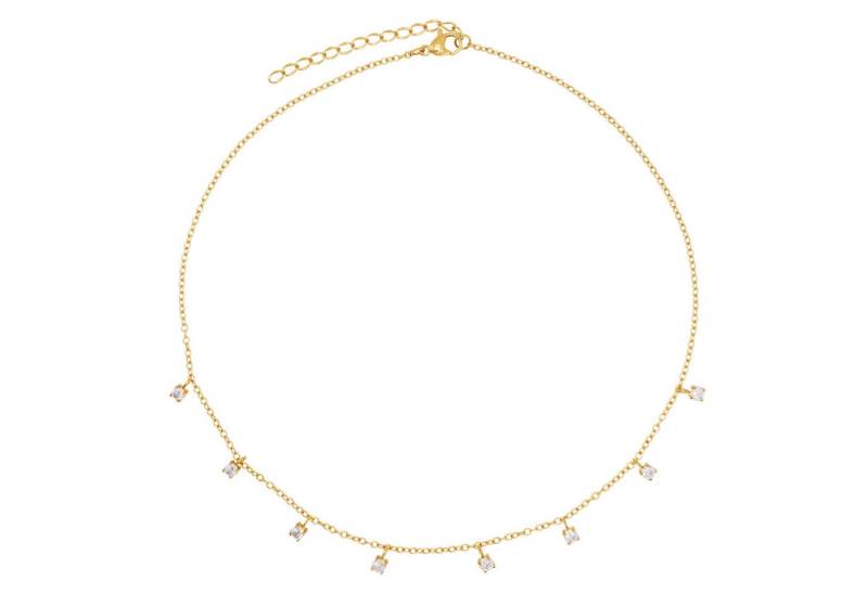 Heideman Collier Nexus goldfarben (keine Angabe, inkl. Geschenkverpackung), Kette Frauen mit Zirkonia Steinen von Heideman