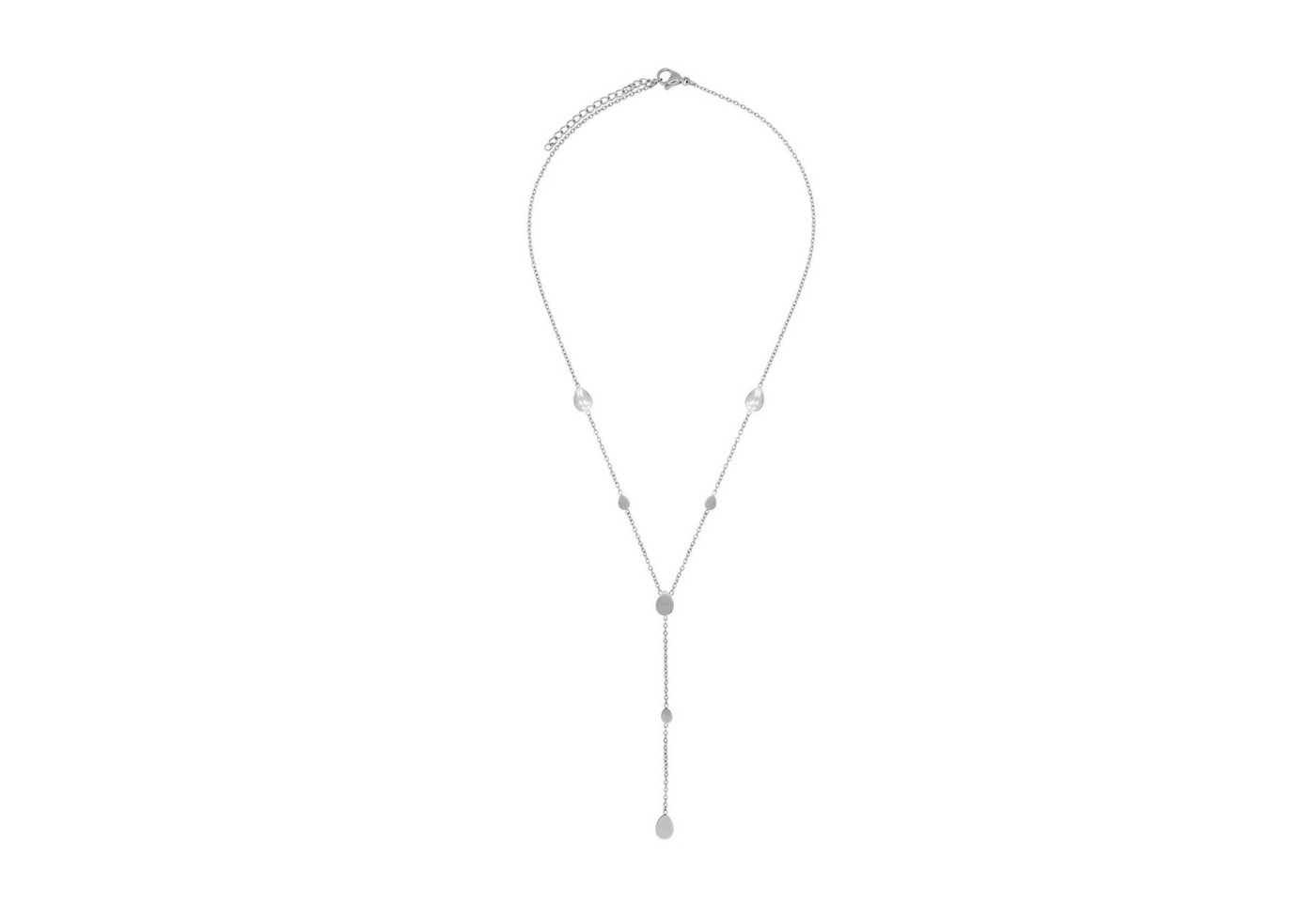 Heideman Collier Nirella silberfarben poliert (keine Angabe, inkl. Geschenkverpackung), mit Verlängerungskette von Heideman