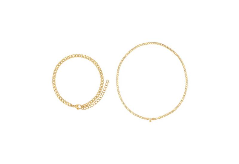 Heideman Collier Ryan goldfarben (keine Angabe, inkl. Geschenkverpackung), Geschenkset Männer mit Armband und Halskette von Heideman