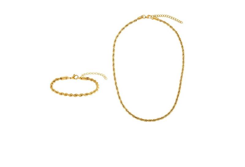 Heideman Collier Set Caius silberfarben (keine Angabe, inkl. Geschenkverpackung), Geschenkset für Damen mit Kette und Armband von Heideman