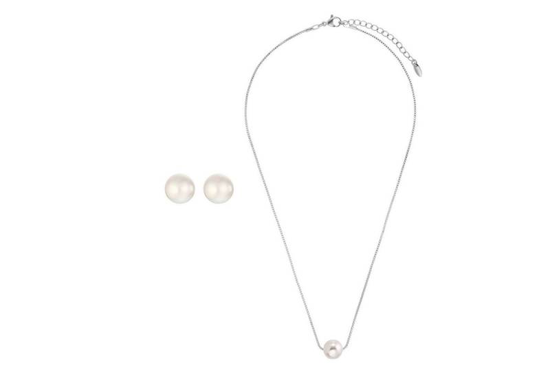 Heideman Collier Set Fabien silberfarben (keine Angabe, inkl. Geschenkverpackung), Geschenkset für Damen mit Kette und Ohrstecker von Heideman
