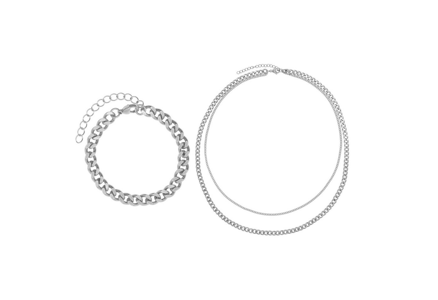 Heideman Collier Set Katie silberfarben poliert (inkl. Geschenkverpackung), Geschenkset für Damen mit Kette und Amrband von Heideman