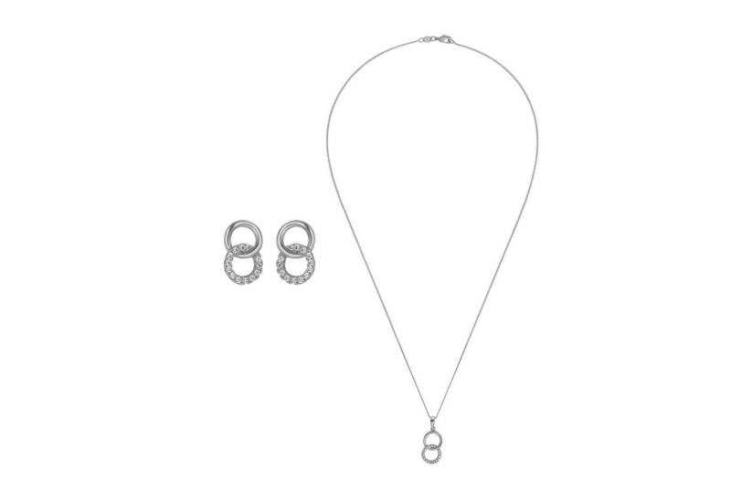 Heideman Collier Set Lene silberfarben (keine Angabe, inkl. Geschenkverpackung), Geschenkset für Damen mit Kette und Ohrstecker von Heideman