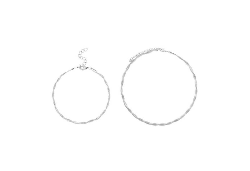Heideman Collier Set Selma silberfarben (keine Angabe, inkl. Geschenkverpackung), Schmuckset Damen mit Armband und Halskette von Heideman