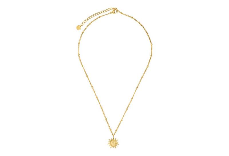 Heideman Collier Tubro goldfarben (keine Angabe, inkl. Geschenkverpackung), Kette mit Perlen Sonnensymbol Frauen von Heideman