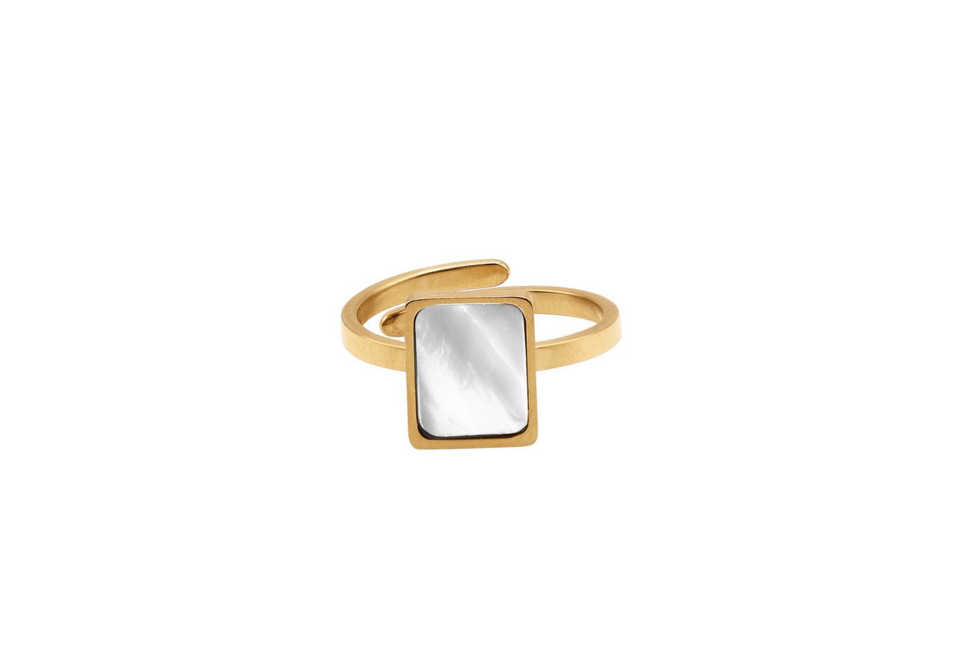 Heideman Fingerring Lenya goldfarben (Ring, 1-tlg., inkl. Geschenkverpackung), One Size Ring Frauen von Heideman