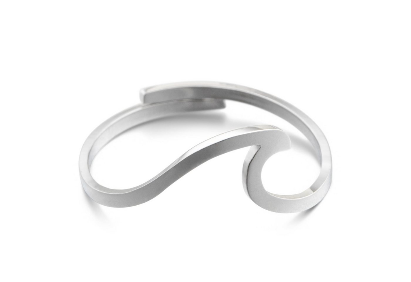 Heideman Fingerring Montis silberfarben poliert (Ring, 1-tlg., inkl. Geschenkverpackung), Ring mit Welle von Heideman