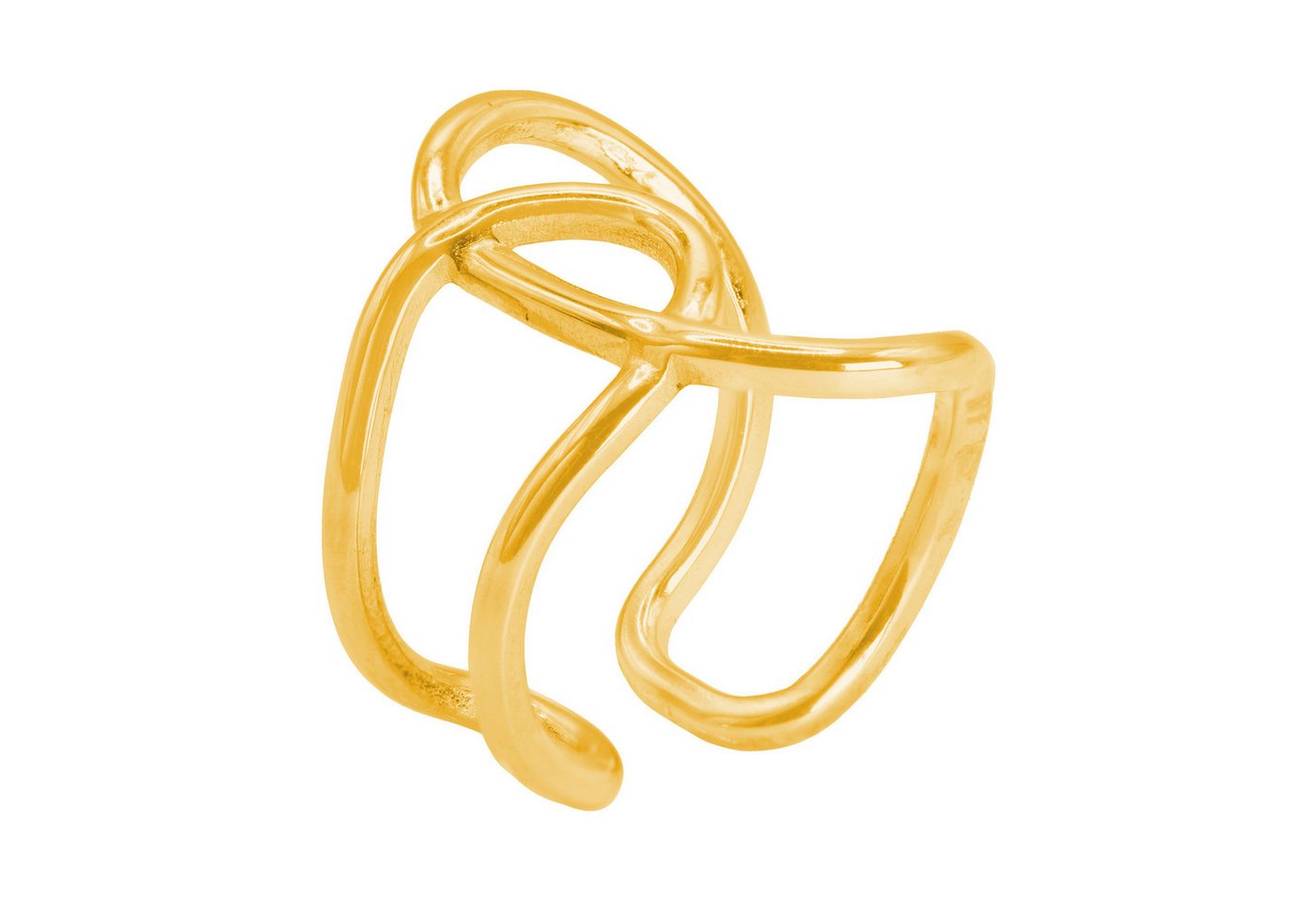 Heideman Fingerring Natta silberfarben (Ring, 1-tlg., inkl. Geschenkverpackung), One Size Ring Frauen von Heideman