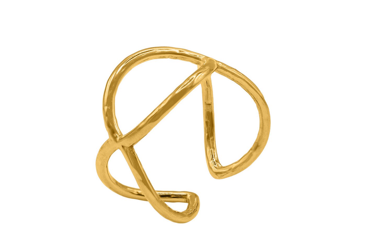 Heideman Fingerring Nerva goldfarben (Ring, 1-tlg., inkl. Geschenkverpackung), One Size Ring Frauen von Heideman