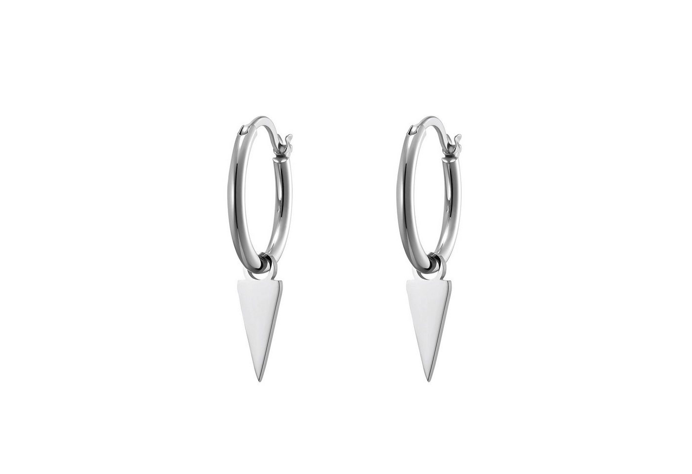 Heideman Paar Ohrstecker Acutus poliert (Ohrringe, inkl. Geschenkverpackung), Paar Creolen mit Clip von Heideman