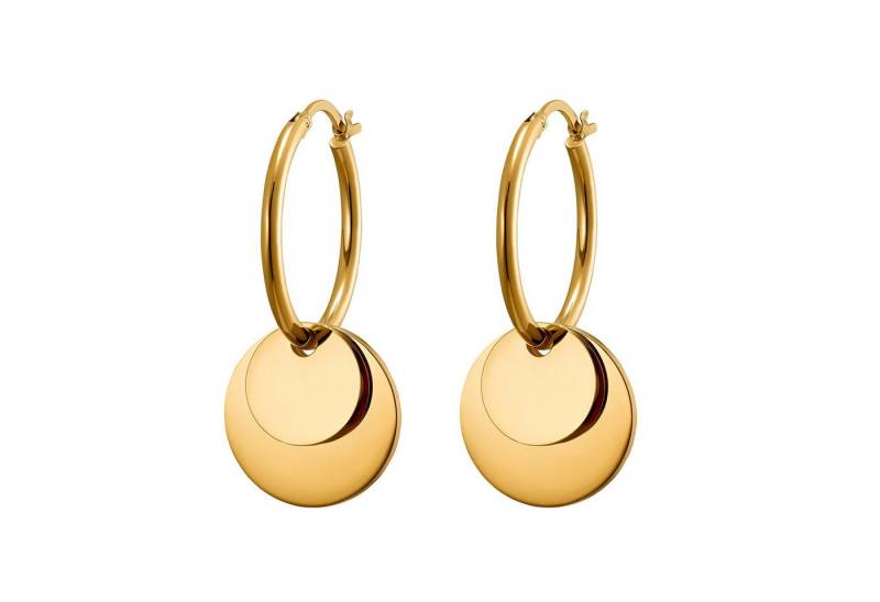 Heideman Paar Ohrstecker Binus poliert (Ohrringe, inkl. Geschenkverpackung), Paar Creolen mit Clip von Heideman