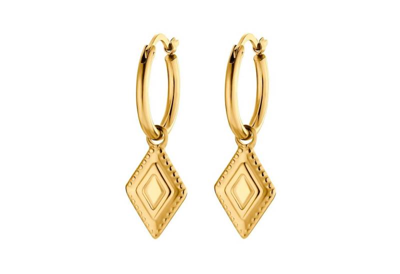 Heideman Paar Ohrstecker Eve silberfarben (Ohrringe, inkl. Geschenkverpackung), wechselbarer Raute Anhänger von Heideman