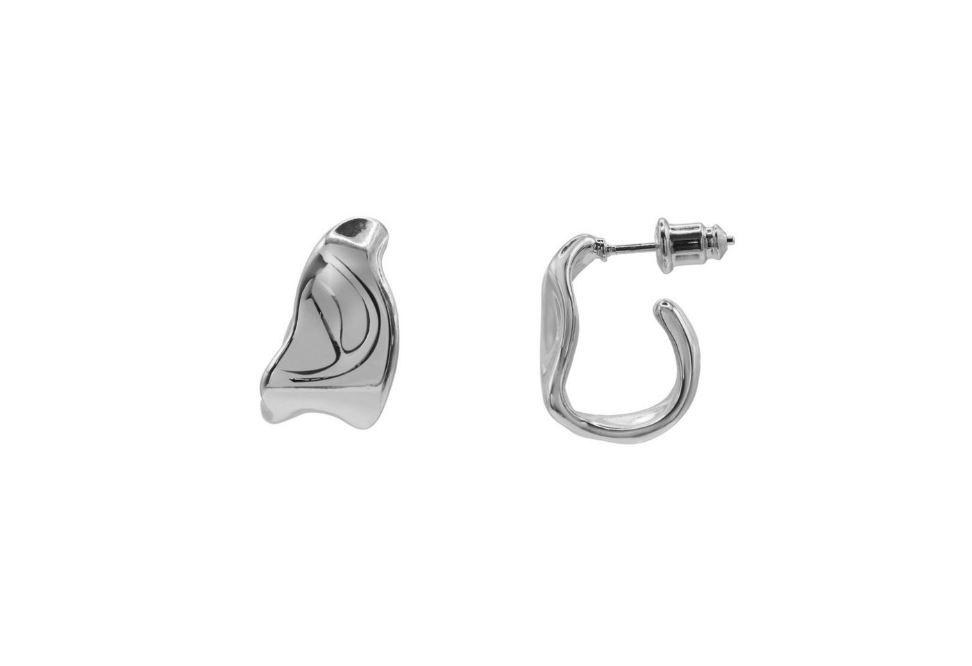 Heideman Paar Ohrstecker Juria silberfarben poliert (Ohrringe, inkl. Geschenkverpackung), Steckohrring Frauen von Heideman