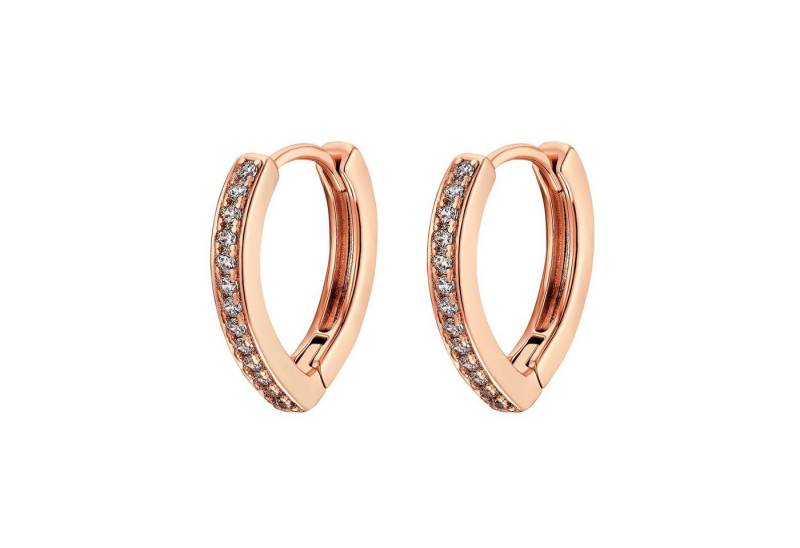 Heideman Paar Ohrstecker Linn goldfarben (Ohrringe, inkl. Geschenkverpackung), mit Stein weiß von Heideman