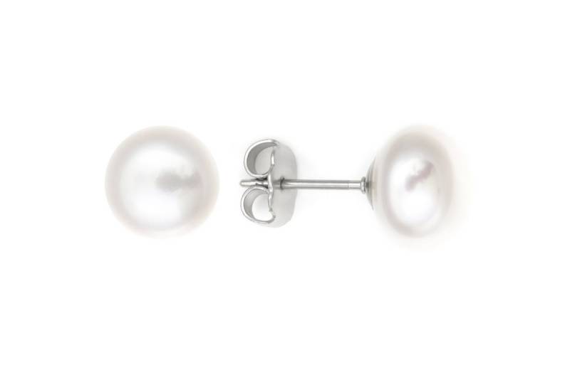 Heideman Paar Ohrstecker Perlohrstecker 10mm silberfarben poliert (Ohrringe, inkl. Geschenkverpackung), Ohrstecker für Frauen von Heideman